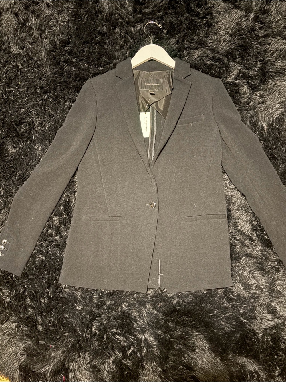 Banana Republic Black Single-Button Women's Blazer